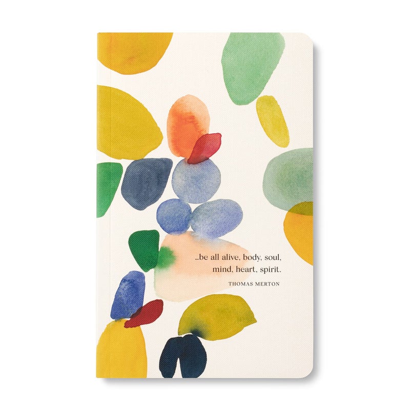 Compendium Softcover Journal - Be all alive  body  soul  mind  heart  spirit. - A Write Now Journal with 128 Lined Pages  5 W x 8 H - Image 1